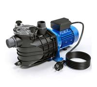 Wiltec Pompe piscine 1500 W - Débit 22500 l/h - Hauteur refoulement 17 m - Pompe de filtration et de circulation pour Filtre Eau - P
