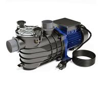 Wiltec Pompe piscine 370 W – Débit 13200 l/h – Hauteur refoulement 11 m – Pompe de filtration et de circulation pour Filtre Eau – Pool Whirlpool Bain remous Jardin