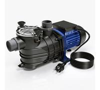 Wiltec Pompe piscine 550 W – Débit 13800 l/h – Hauteur refoulement 12 m – Pompe de filtration et de circulation pour Filtre Eau – Pool Whirlpool Bain remous Jardin
