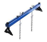 WilTec Pont Moteur Boite à Vitesse 500 kg Max. Bleu - Barre Traverse Garde-Boue - Support Moteur - Poutre de Levage Moteur - Hauteur Levage 20 cm - Équipement Garage Atelier Voiture