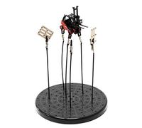 Wiltec Porte-pièces Airbrush avec Support à 6 Positions pour Modélisme, Support de Peinture Flexible pour Aérographe, pour Cabine d’aspiration