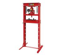 Wiltec Presse hydraulique Presse atelier Presse cadre - 680 x 600 x 1500 mm - Force de pressage 20 t - Manomètre Vérin Piston - Atelier réparations alignements