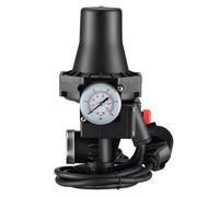 Wiltec Pressostat SKD-3 avec câble - 230 V - 120 x 135 x 240 mm - 1 phase Monophasé - 10 bar - Pour pompe domestique, pompe puits -