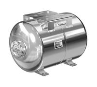 Wiltec Réservoir pression à vessie - 24 Litres - 267 x 680 x 290 mm - en Acier inoxydable - Version horizontale - Surpresseur pour l