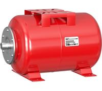 Wiltec Réservoir pression à vessie - 24 Litres - 267 x 750 x 450 mm - en Acier - Version horizontale - Surpresseur pour la surpression eau domestique - Réservoir Cuve suppresseur pour pompe