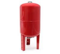 Wiltec Réservoir pression à vessie – 50 Litres – en Acier – Version verticale – Surpresseur pour la surpression eau domestique – Réservoir Cuve suppresseur pour pompe