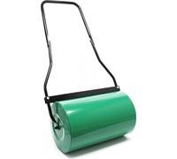 Wiltec Rouleau de jardin et de gazon – 32 x 50 cm – avec volume 40 l remplissable – avec racleur de saletés – Traitement et entretien pelouse jardinage