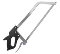 Wiltec Scie Boucher professionnelle XL - 600 x 26 x 160 mm - Lame de 43 cm - avec Poignée antidérapante en PVC - Outil de Cuisine Gastronomie Charcutier manuel - pour Viande et gros Os