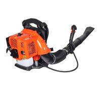 Wiltec Souffleur de feuilles à dos – Moteur à essence 2 Temps 1,7 CV – Éléments desur poignée – Avec Buses – Souflleuse pour enlèvement feuilles mortes Jardinage