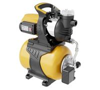 Wiltec Station d’eau domestique 1300 W - Débit max 5000 l/h - Refoulement H 50 m, P 7 m - 2850 tr/min - réservoir en fer de 24 L - Arrosage, irrigation, jardinage