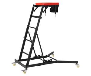 Wiltec Table roulante de montage Automotive Topside Creeper 150 kg, aide au montage réglable en hauteur avec échelle