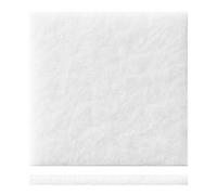 Wiltec Tissu ouaté Synfil 300-50 x 50 x 2,5 cm - très Fin - Média de Filtration pour Filtre Bassin et Aquarium - de Couleur Blanche