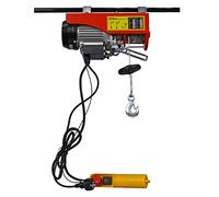 Wiltec Treuil électrique - 540 W - Traction jusqu’à 250 kg - Hauteur de levage max. 12 m - Cabestan à câble 12 mà une main - Outil Levage