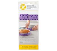 Wilton Bake Even Cake Strips, 2-Pièces Bandes de Gâteau Réglables, Ceinture de Cuisson Réutilisables Cake Mould Strips - 2 Pièces