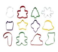 Wilton Cookie Cutter Emporte-Pièces, Christmas, Set/12
