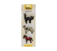 Wilton Cookie Cutter Set Emporte-Pièces, Cat Dog Horse, Set/3
