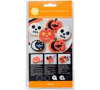 Wilton Cookie Cutter & Stencil Emporte-Pièces Halloween, Set/4