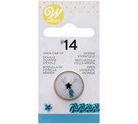 Wilton Decorating Tip, Douille à Pâtisserie, #014 Open Star Carded