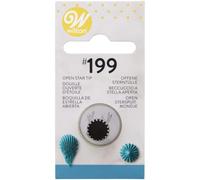 Wilton Decorating Tip, Douille à Pâtisserie, #199 Open Star Carded