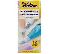 Wilton Poches de décoration jetables pour glaçage, 40,6 cm (16 po), paquet de 12