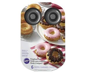 Wilton Donut Pan, Moule à 6 Donuts | Moule à Donuts Antiadhésif, Haute Qualité, Pour Donuts de Taille Standard, Compatible Lave-Vaisselle