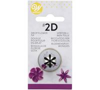 Wilton Douille à Pâtisserie #2D pour Fleur en Aplat, Douille Professionnelle Métallique Buse de Glaçage Réutilisable pour la Décoration de Gateaux, Muffins et de Cupcakes