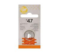 Wilton Douille à pâtisserie #47 Corbeille Tisser Cardé – Métallique réutilisable pour gâteaux