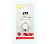 Wilton Douille Patisserie #125 en Acier Inoxydable pour Poche à Douille - Outil de Décoration pour Gâteaux, Biscuits, Muffins, Churros - Réutilisable et Compatible Lave-Vaisselle - #125 Fleurs
