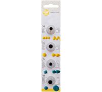 Wilton Douilles à pâtisserie Set Large #010 #012 #021 #032 – Métalliques réutilisables