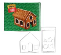 WILTON Lot de 10 emporte-pièces 3D en acier inoxydable pour gâteaux au poivre et décorations de Noël - Passe au lave-vaisselle