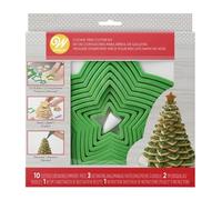 Wilton Lot de 10 emporte-pièces Sapin, vert