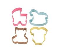 WILTON LOT DE 4 EMPORTE-PIECES MULTICOLORE