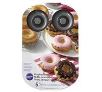 Wilton Moule À Donuts Antiadhésif - Moule De Cuisson Pour 6 Donuts Taille Standard, Passe Au Lave-Vaisselle, 21 x 32 cm