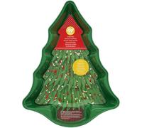 Wilton Moule à Gâteau Sapin de Noël, Moules à Noël 3D Pâtisserie - 37,5 x 23 cm