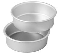 Wilton Moule Gâteau à Étages Small & Tall Lot de 2, Moule Gâteau de Cuisson Antiadhésif Patisserie Mariage Anniversaire Noël - Lot de 2