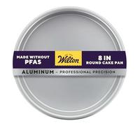 Wilton Performance Pans Moule à Gâteau Rond Ø 20 cm : Moule Rond en Aluminium Anodisé pour Répartition Uniforme de la Chaleur, Moule à Pâtisserie, Moule à Gâteau Empilé - 20,3x5,08 cm