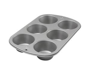 Wilton Recipe Right Jumbo Muffin Pan, Moule à Gâteau, 6 Pièces | Moule à Muffins avec Revêtement Antiadhésif, Excellente Conductivité Thermique, Plaque de Cuisson pour Cupcakes et Muffins