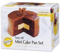 Wilton Set de 4 mini moules | Caissettes pour Muffins et Cupcakes, Finition Métallique Brillante, Pour Petits Fours, Confiseries et Cake Pops