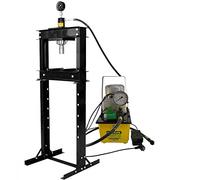 Wimmer 20T Presse d'atelier avec Pompe hydraulique électrique, manomètre, vannes