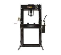 WIMMER Presse d'atelier 50T avec double pompe manuelle externe et manomètre (SP50-1)