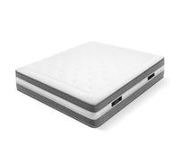 WIN REST Matelas 150 x 190 cm - viscoélastique et Double Face modèle Allen, 29 cm de Hauteur, Noyau en Mousse Cloud Foam à fermeté Moyenne élevée, Tissu Stretch, hypoallergénique, fabriqué en Espagne