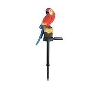 WINBST Lampes solaires de jardin, perroquet solaire, lampes de jardin, lampes d'extérieur étanches en forme de chouette, lampes solaires LED décoratives, paysage de nuit, lampe en forme d'animal