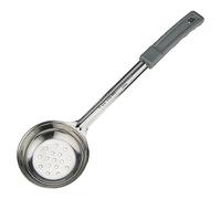 Winco Fppn-4, 113,4 gram perforé en acier inoxydable Nourriture Diviseur à Gris avec poignée en plastique, DE CUISINE Louche, cuillère Portion, NSF