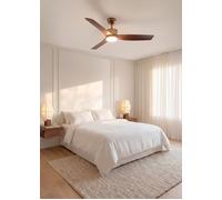 WIND ASTORIA - Ventilateur De Plafond Silencieux 43 W Ø132 Cm Avec Lumière LED Télécommande