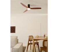 WIND CALM CUSTOM WOVEN - Ventilateur de plafond silencieux 40W Ø132 cm en bois 100 % avec lumière LED -
