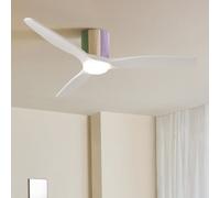 WIND CALM CUSTOM WOVEN - Ventilateur De Plafond Silencieux 40W Ø132 Cm En Bois 100 % Avec Lumière LED Télécommande