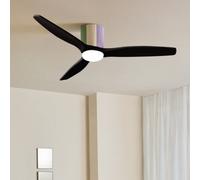 WIND CALM CUSTOM WOVEN - Ventilateur De Plafond Silencieux 40W Ø132 Cm En Bois 100 % Avec Lumière LED Télécommande