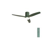 CREATE Ventilateur de plafond WIND CALM silencieux 40W Ø132cm télécommande lumière Vert sauge