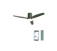CREATE / WINDCALM M/Ventilateur de plafond ABS avec lumière vert sauge, avec WiFi et télécommande / 40W, Silencieux, Ø132 cm, 6 vitesses, 3 températures de lumière, minuterie, fonction été-hiver