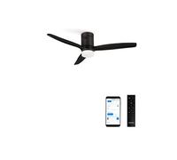 CREATE Ventilateur de plafond WIND CALM NATURAL WOOD Silencieux Bois LED 18W WiFi + télécommande